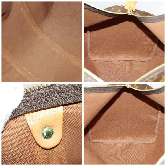 LOUIS VUITTON Monogram Keepall 55 Boston Bag M41424 LV Auth 142205 - Picture 15 of 16